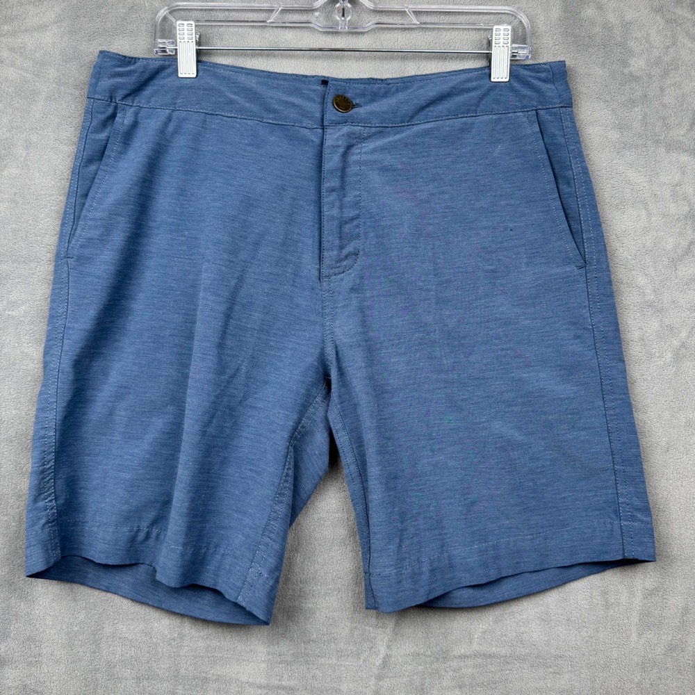 Faherty Brand Men's All Day Shorts Size 33 Blue Recycled Polyester‎ Blend